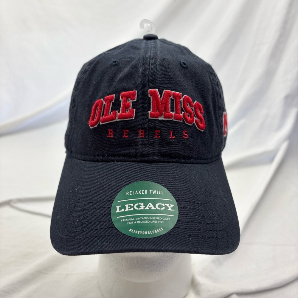 Legacy Ole Miss Rebels Baseball Cap Embroidered Relaxed Twill Adjustable